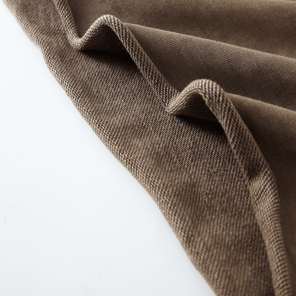 Duafe Cropped Crew Neck Sweatshirt