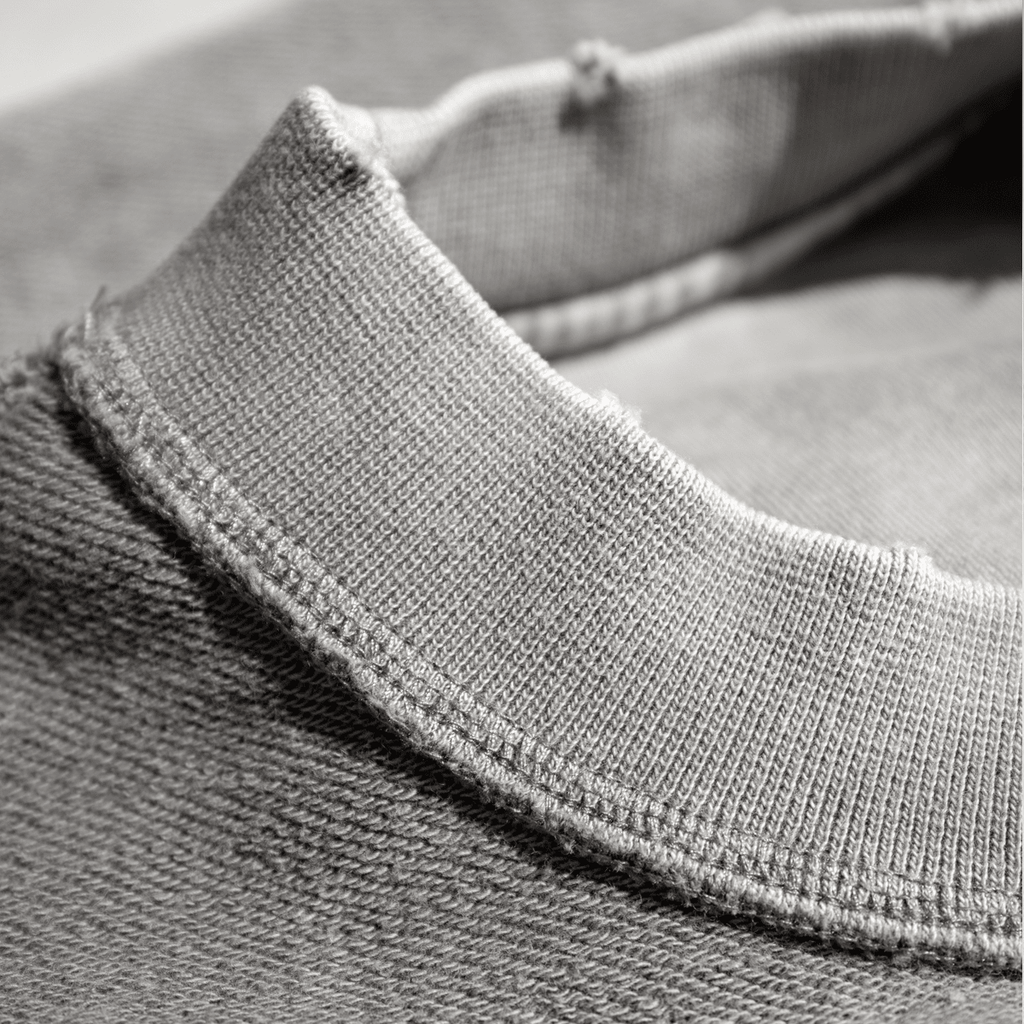 Duafe Cropped Crew Neck Sweatshirt