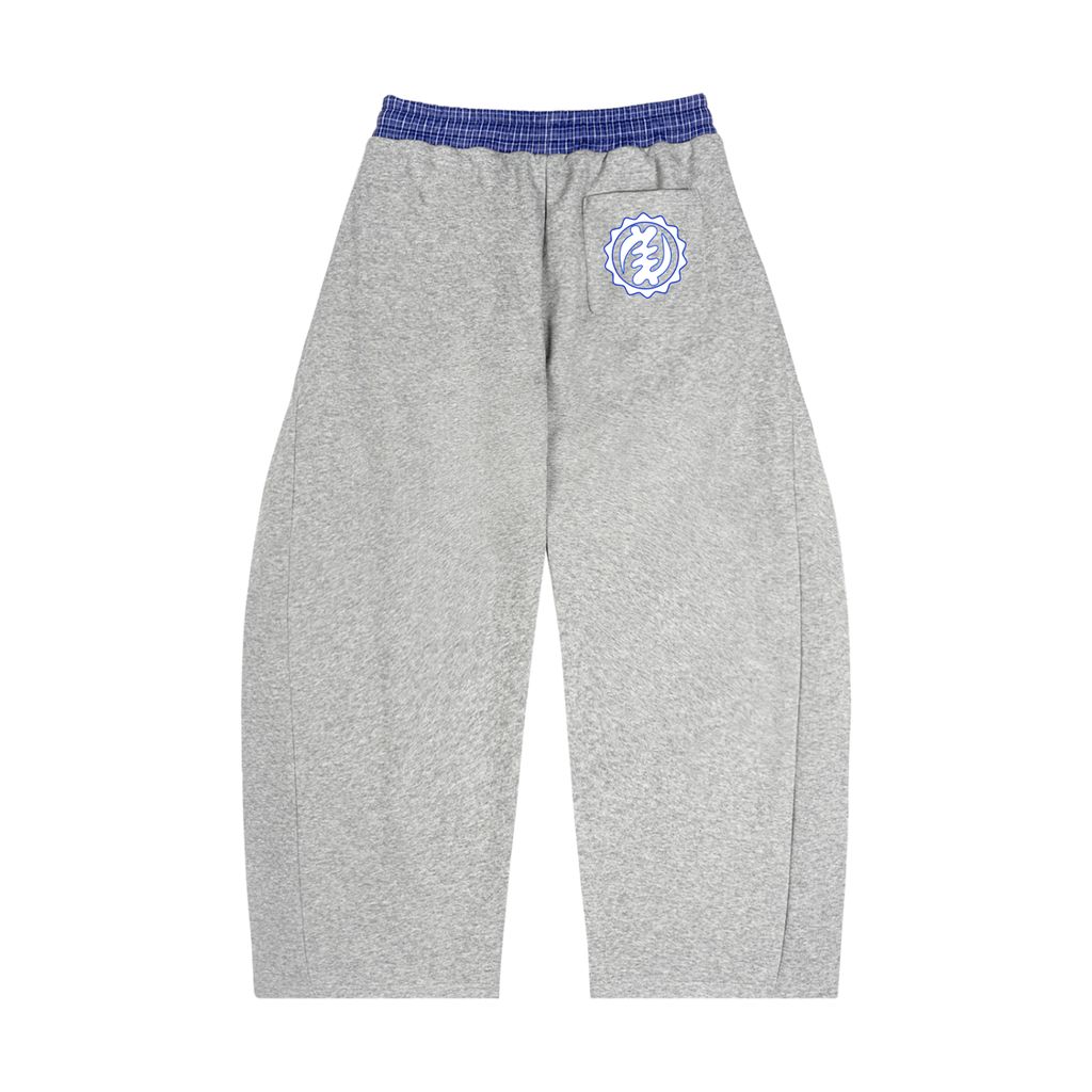 Sika Plaid Waistband Barrel Sweatpants
