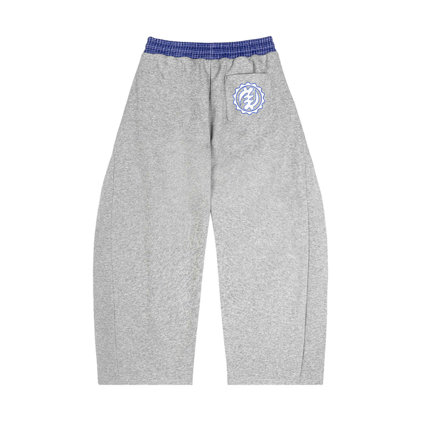 Sika Plaid Waistband Barrel Sweatpants