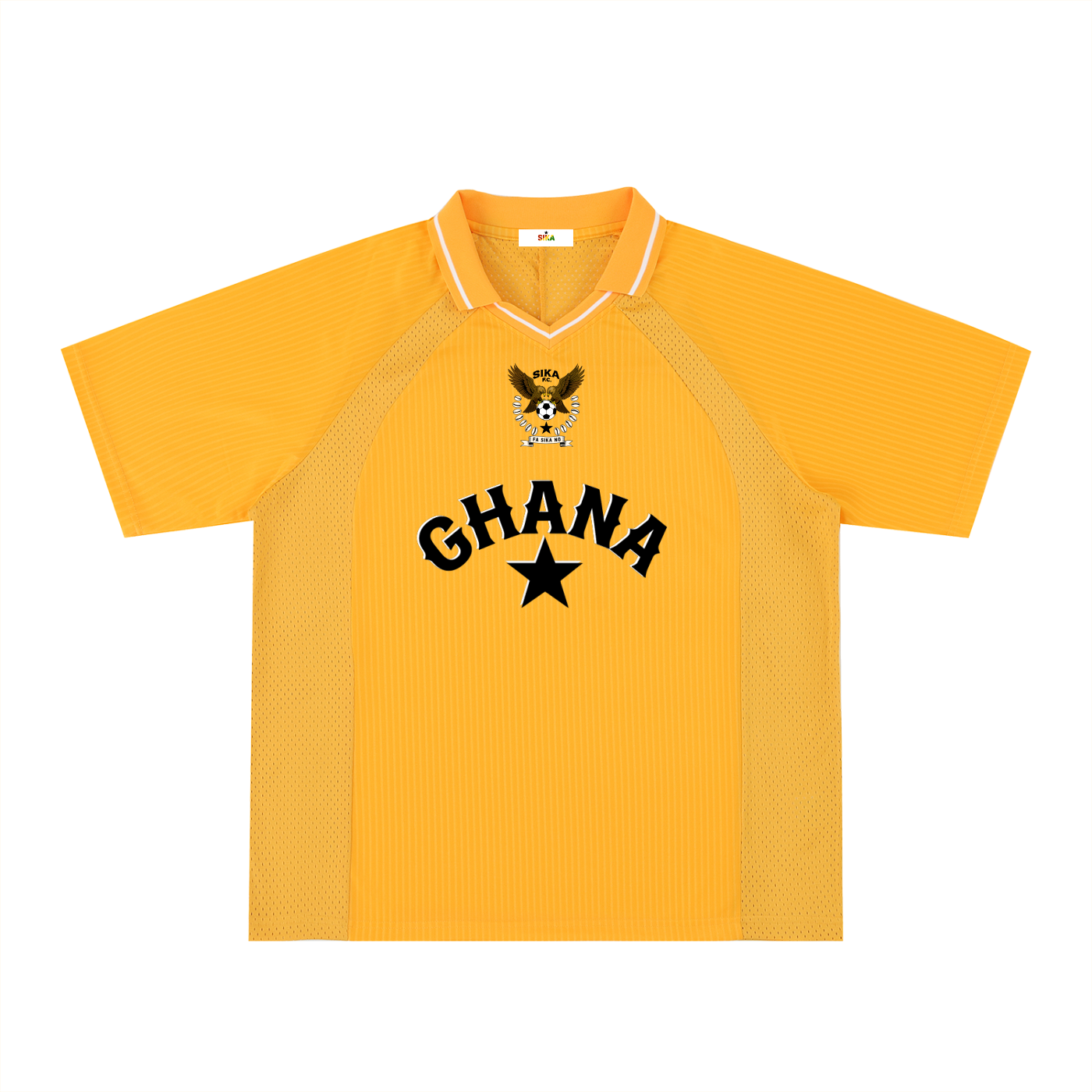 Striped V-Neck Soccer Jersey